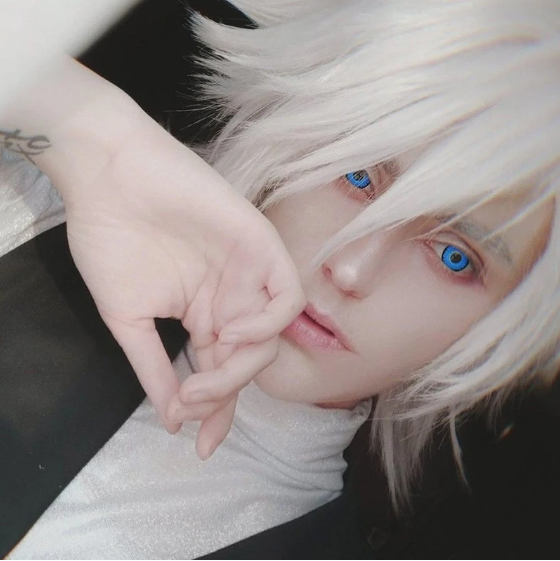 Cosplay Pixie Blue  Colored Contact Lenses