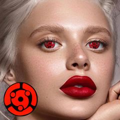 Halloween Sharingan Syaringan Red Colored Contact Lenses