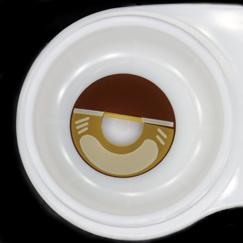 Cosplay Demon Slayer Agatsuma Zenitsu Coffee Colored Contact Lenses
