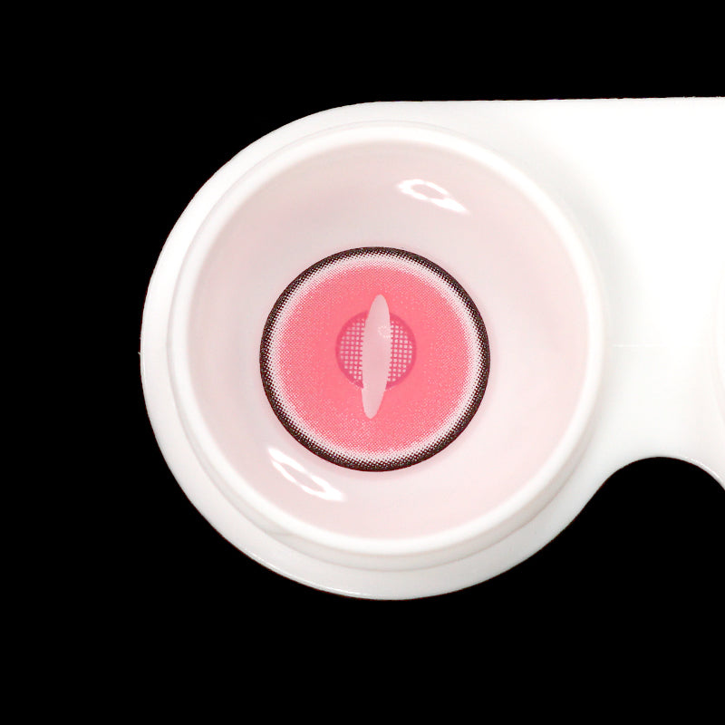 Cosplay Demon Slayer Nezuko Demon Colored Contact Lenses