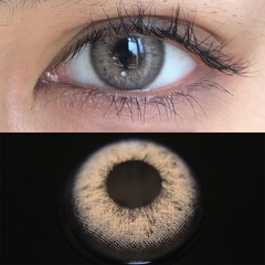 Rom Farbige Kontaktlinsen Ohne Stärke in Braun