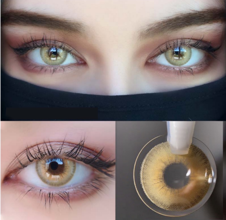 LA GIRL Brown Prescription Colored Contact Lenses