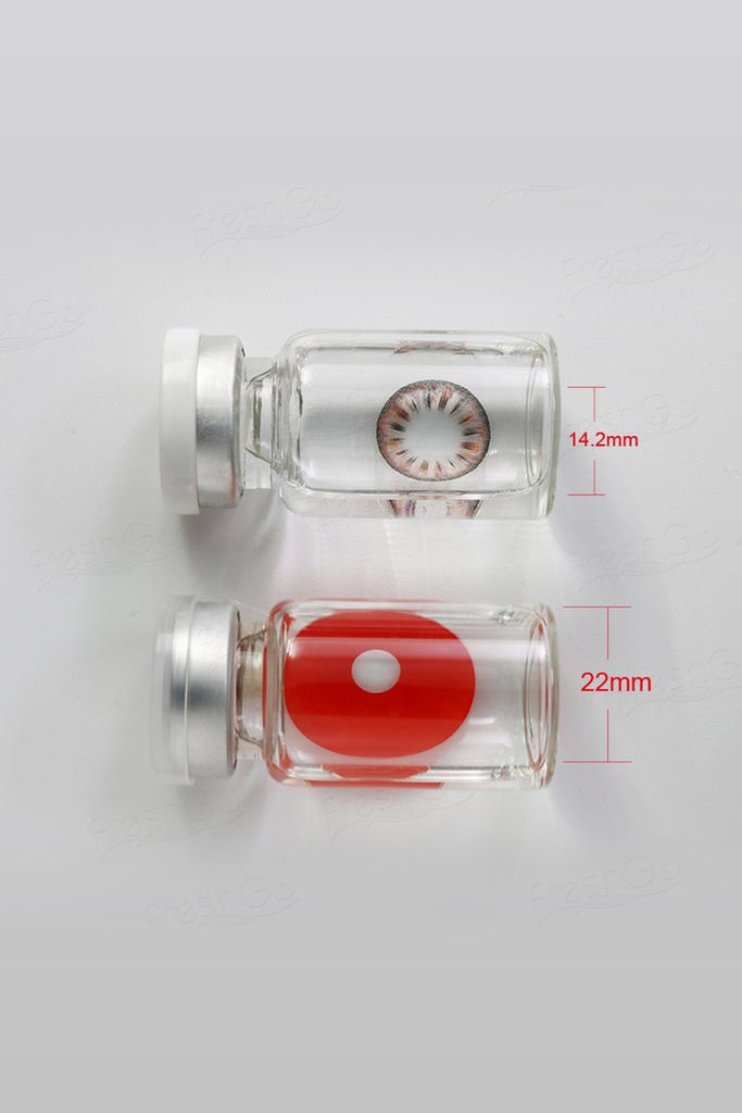 Halloween 22mm Red Sclera Colored Contact Lenses