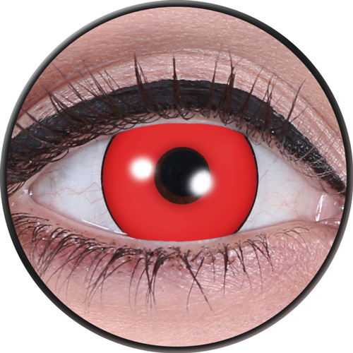 Halloween Farbige Kontaktlinsen Ohne Stärke Vampir Rot
