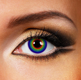 Halloween Cosplay RAINBOW Multicolor Colored Contact Lenses