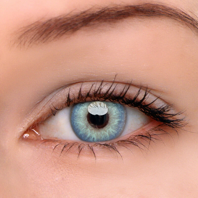 Farbige Kontaktlinsen Ohne Stärke Himalaya Blau