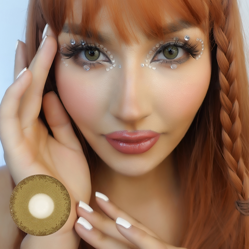 Beagan Bronze Colored Contact Lenses