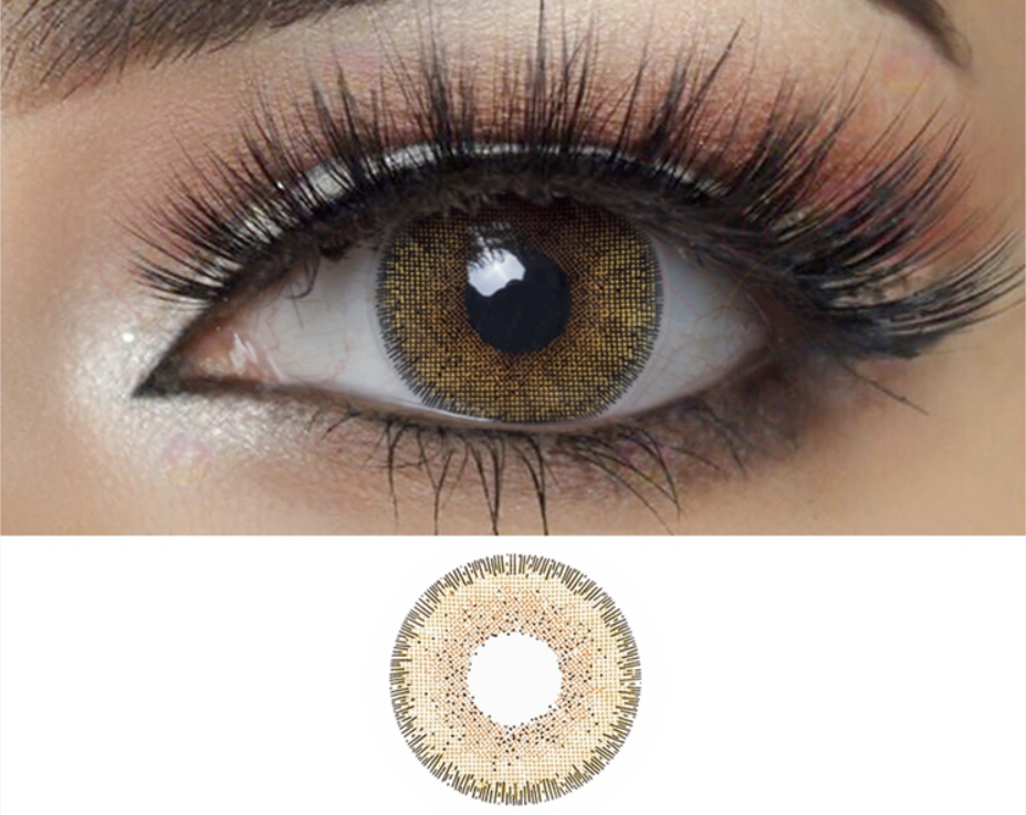 [US Warehouse] Natural Avela Brown Colored Contact Lenses