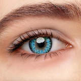 Vika tricolor Farbige Kontaktlinsen Ohne Stärke Blau