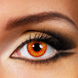 Cosplay WOLF EYES Red Colored Contact Lenses