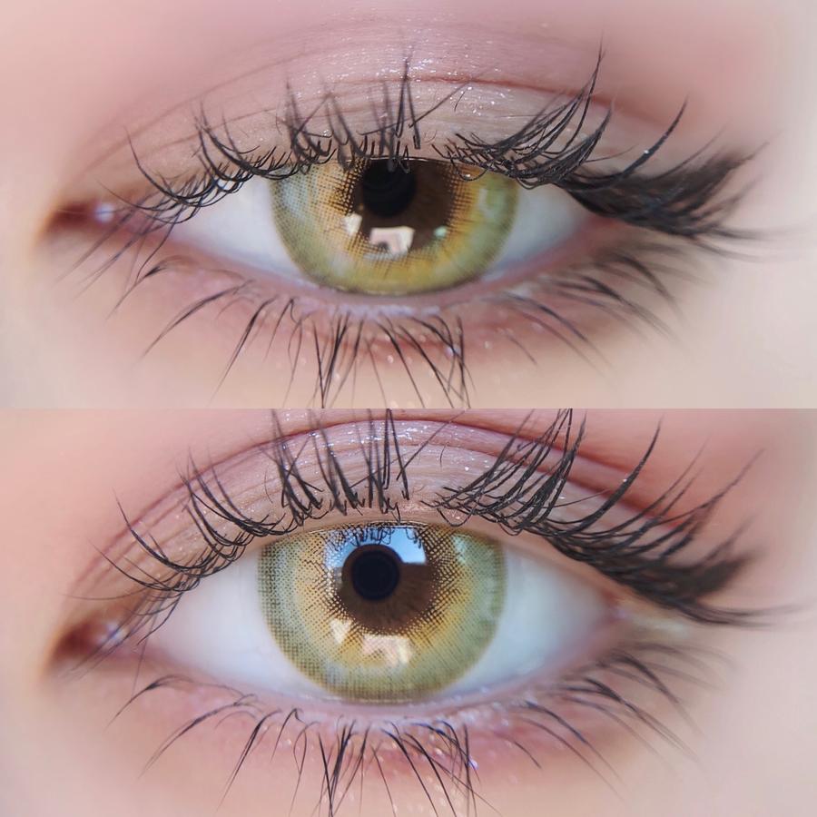 LA GIRL Farbige Kontaktlinsen Ohne Stärke Grün