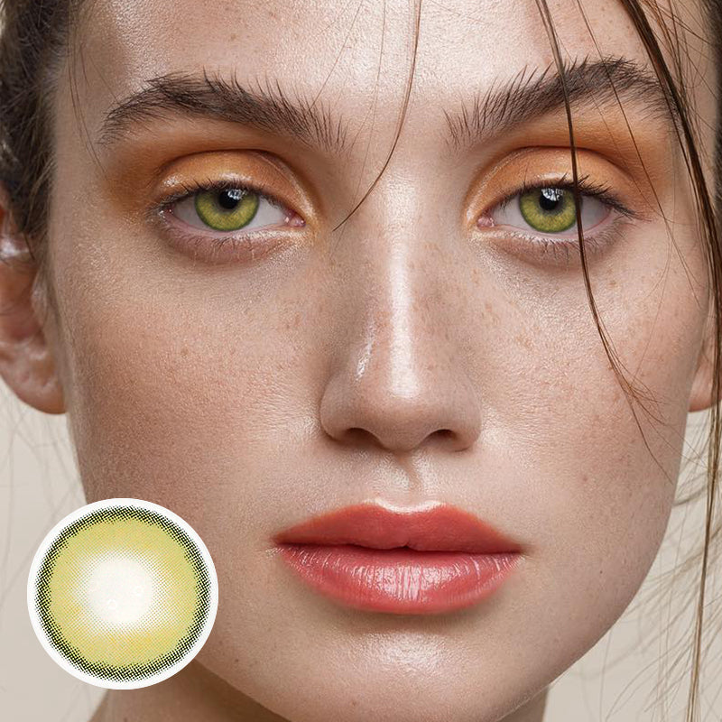 [US Warehouse] Sorayama Green Colored Contact Lenses